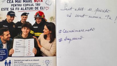 MAI lansează campania de informare „Niciun examen nu merită un copil pierdut. Cea mai mare notă este să știe că ești alături de el”