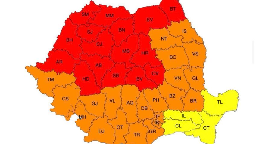 Meteorologii au emis primul cod roșu de caniclă din acest an