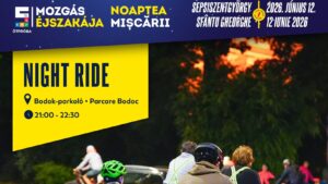 Peste 2.000 de persoane sunt așteptate la „Noaptea Mișcării” de la Sfântu Gheorghe