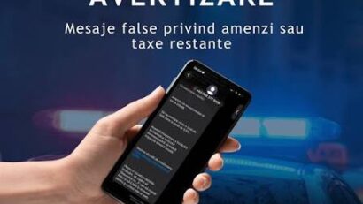 DNSC: SMS-uri frauduloase cu taxe de parcare false