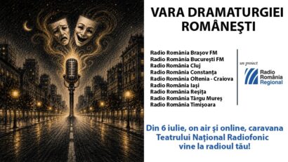 Caravana Teatrului Radiofonic revine în această vară pe frecvențele Radio România Regional