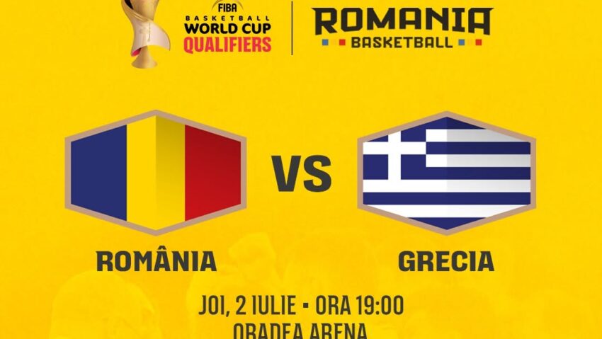 Baschetbaliștii tricolori înfruntă Grecia