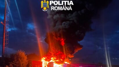 Bărbat reținut în urma unui incendiu produs în stația CF Târgu Mureș