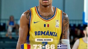 Victorie uriașă la baschet masculin: România – Grecia 73-66