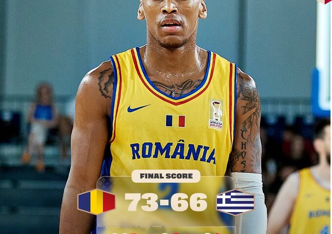 Victorie uriașă la baschet masculin: România – Grecia 73-66