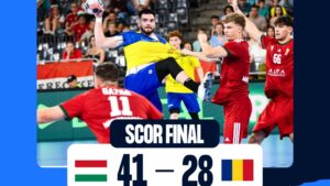 Înfrângere usturătoare cu Ungaria la handbal băieți U20