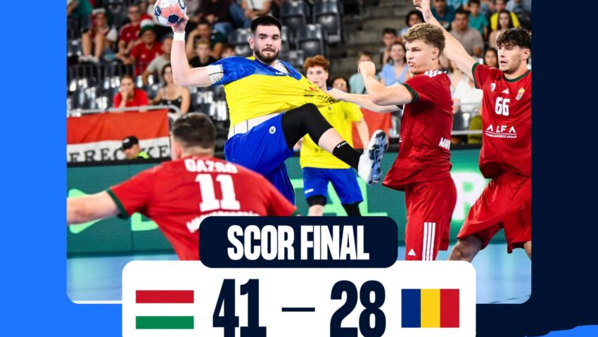 Înfrângere usturătoare cu Ungaria la handbal băieți U20