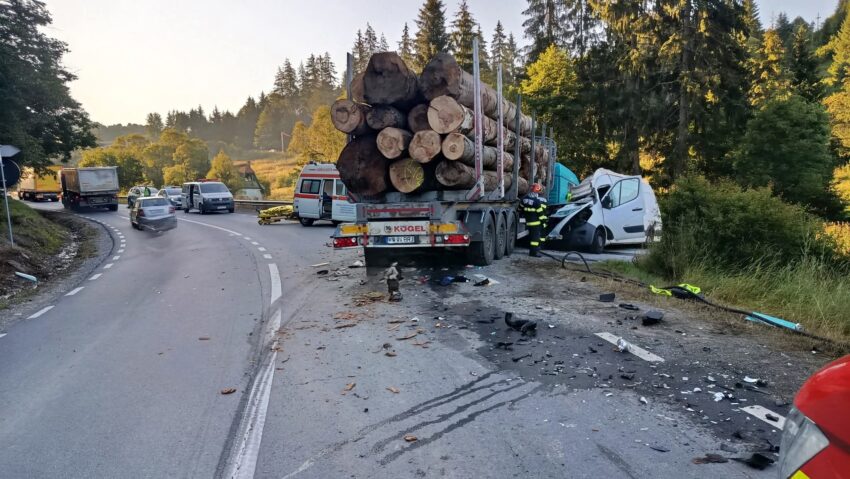 Grav accident rutier, produs în această dimineață în Harghita