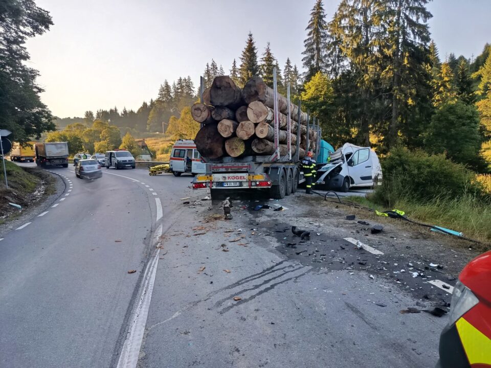 Grav accident rutier, produs în această dimineață în Harghita