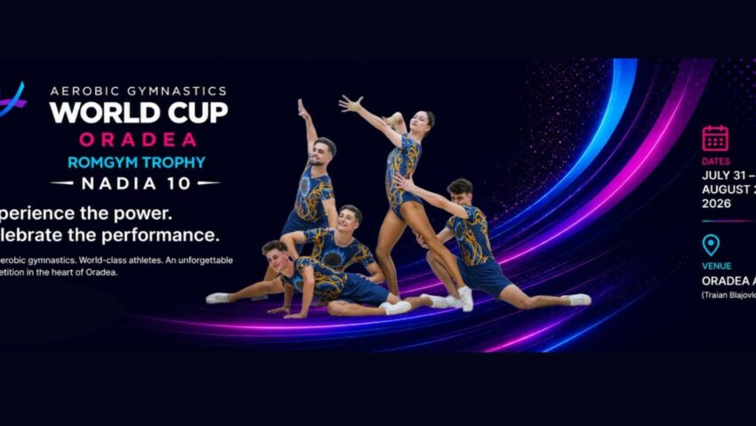 Sportivi din 12 ţări la Cupa Mondială de gimnastică aeorobică de la Oradea