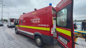 Incendiu la bordul unei nave sub pavilion Liberia, aflată la 14 mile marine de Sf. Gheorghe