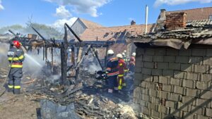 Incendiu cu pericol de propagare în Harghita