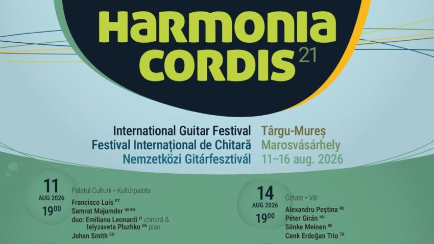 La Tg.Mureș începe o nouă ediție a festivalului Internațional de Chitară
