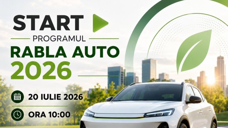 Încep înscrierile pentru programul „Rabla Auto” 2026