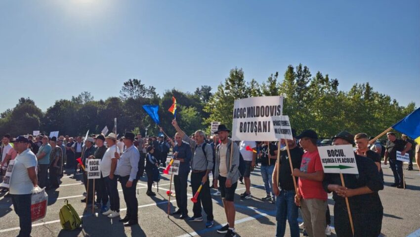 Crescătorii de animale au protestat azi în capitală