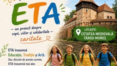 Începând de luni, copiii sunt așteptați la o nouă ediție a Școlii de Vară ETA de la Tg. Mureș