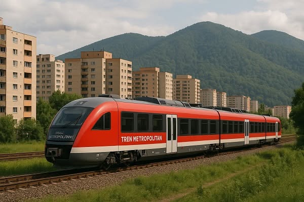 Mun. Brașov vrea o finanțare de 1,5 miliarde de lei pentru trenul metropolitan