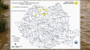 Atenţionări Cod galben de vreme instabilă şi vânt puternic în mai multe zone, până mâine seară
