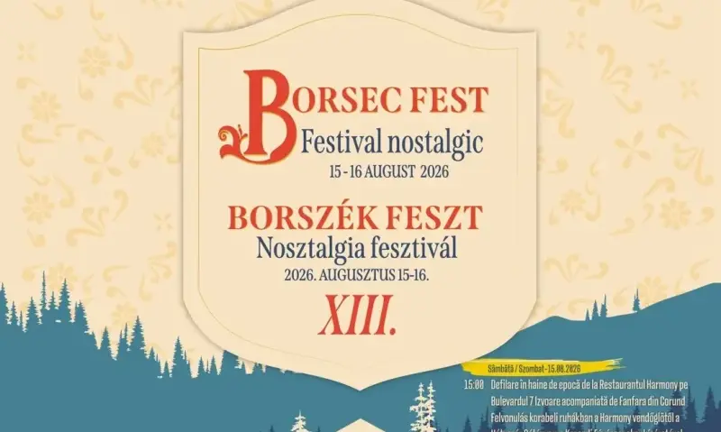 Borsec reînvie atmosfera stațiunii de altădată, la Festivalul Nostalgiei