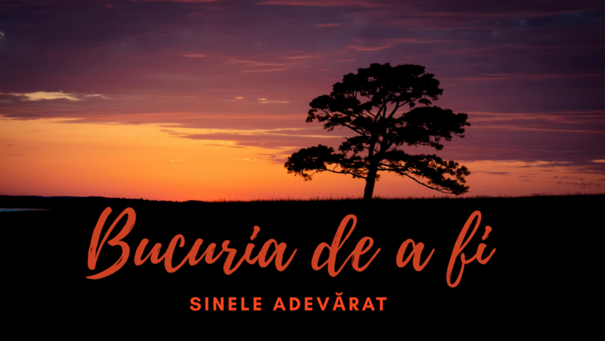 Bucuria de a fi | Sinele adevărat
