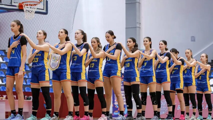 Baschetbalistele tricolore, locul 15 la EURO Under 16