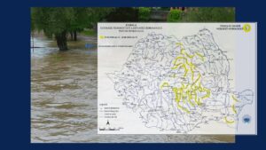 Cod galben de viituri pe râuri din 21 de judeţe, până vineri dimineaţa