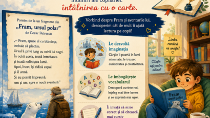 Copilării – Ziua limbii române – Prietenia cu o carte