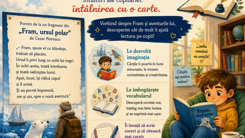Copilării – Ziua limbii române – Prietenia cu o carte