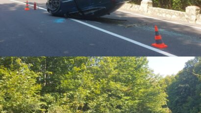 Accident rutier produs pe drumul dintre Brașov și Poiana Brașov