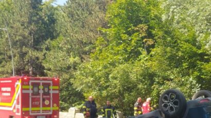 Accident rutier produs pe drumul dintre Brașov și Poiana Brașov