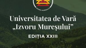 Universitatea de Vară „Izvoru Mureșului”, în wekend, la Covasna