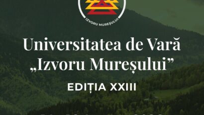 Universitatea de Vară „Izvoru Mureșului”, în wekend, la Covasna