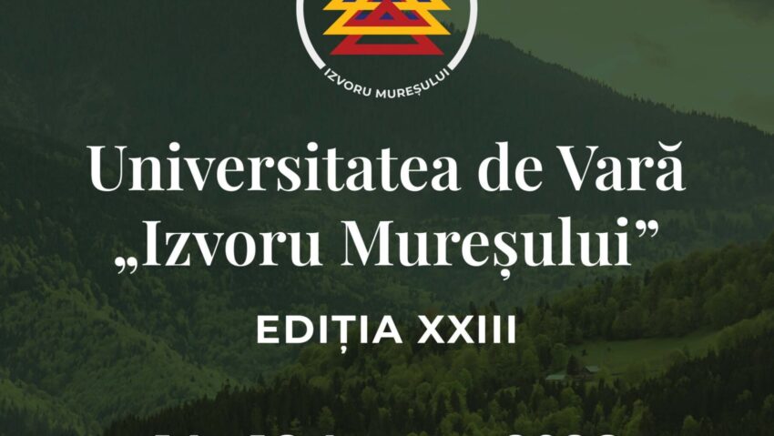 Universitatea de Vară „Izvoru Mureșului”, în wekend, la Covasna