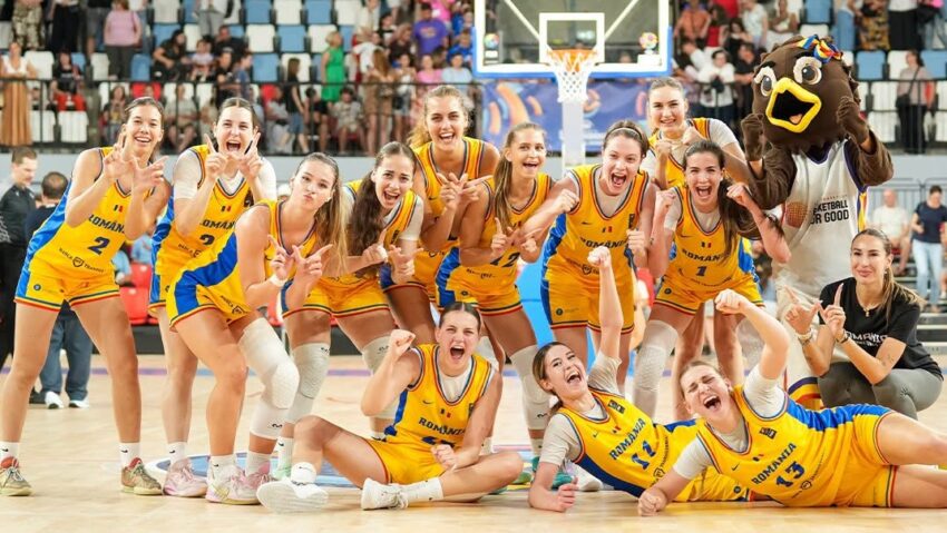 Baschetbalistele tricolore, a treia victorie la Campionatul European U18