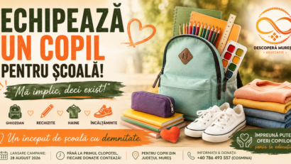 Mureș: „Echipează un copil pentru școală!”, apel la solidaritate