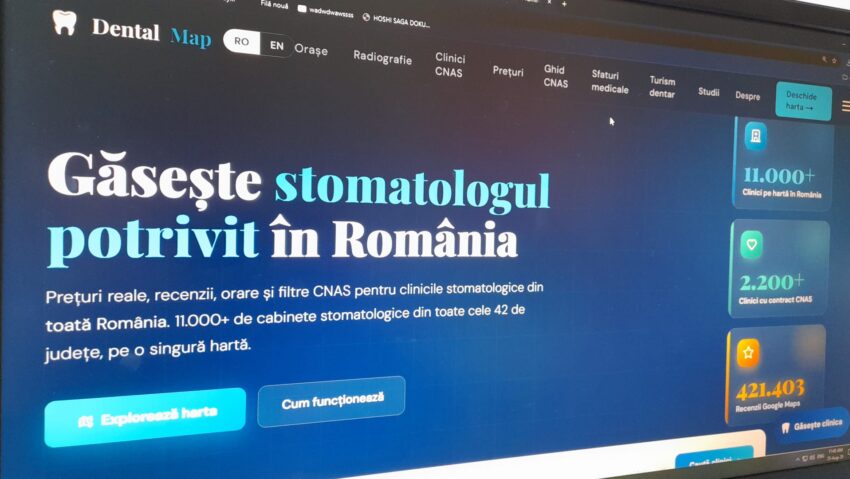Hartă online pentru pacienții care caută stomatologi și servicii decontate