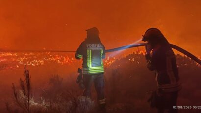 Pompierii români au intervenit alături de omologii eleni la lichidarea unui incendiu de vegetație într-o localitate din regiunea Attica