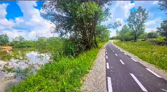 Pistă de biciclete de 10 kilometri construită în Sângeorgiu de Mureş printr-o investiţie de 5 milioane de lei prin PNRR