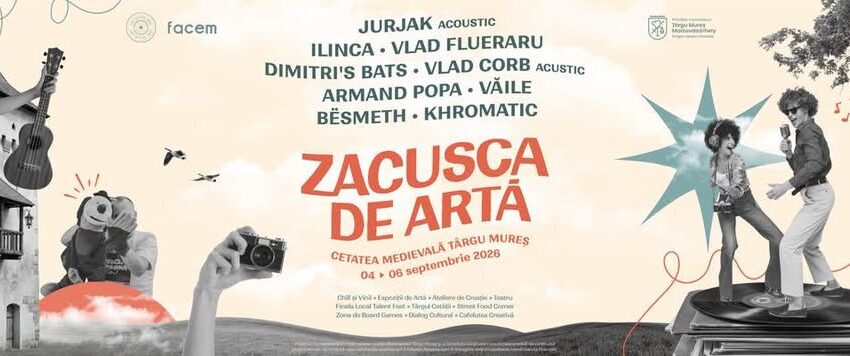 Zacusca de Artă revine la Târgu Mureș, în Cetatea Medievală