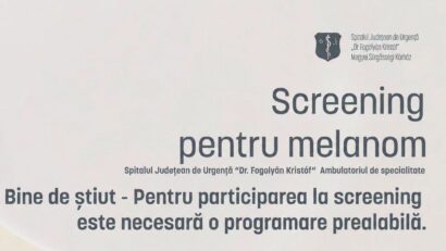 Campanie de screening pentru cancerul de piele, în județul Covasna