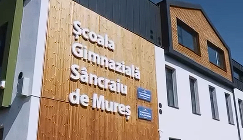 Investiţie de aproape 10 milioane de euro, inauguată la Sâncraiu de Mureş în deschiderea noului an şcolar