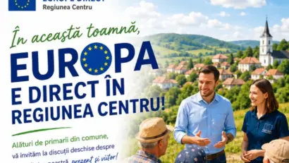 Caravană de informare europeană în 12 comunități rurale din Regiunea Centru