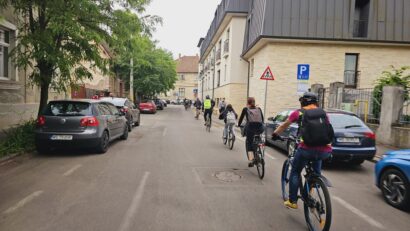 Pistele de biciclete din Tg.Mureș nu au continuitate
