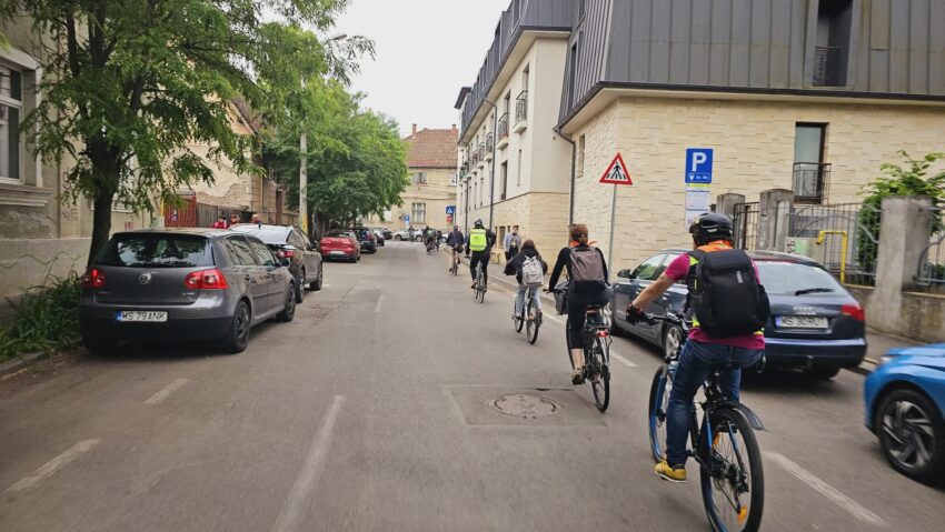 Pistele de biciclete din Tg.Mureș nu au continuitate