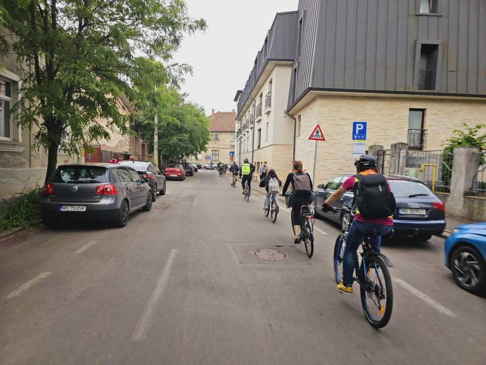 Pistele de biciclete din Tg.Mureș nu au continuitate