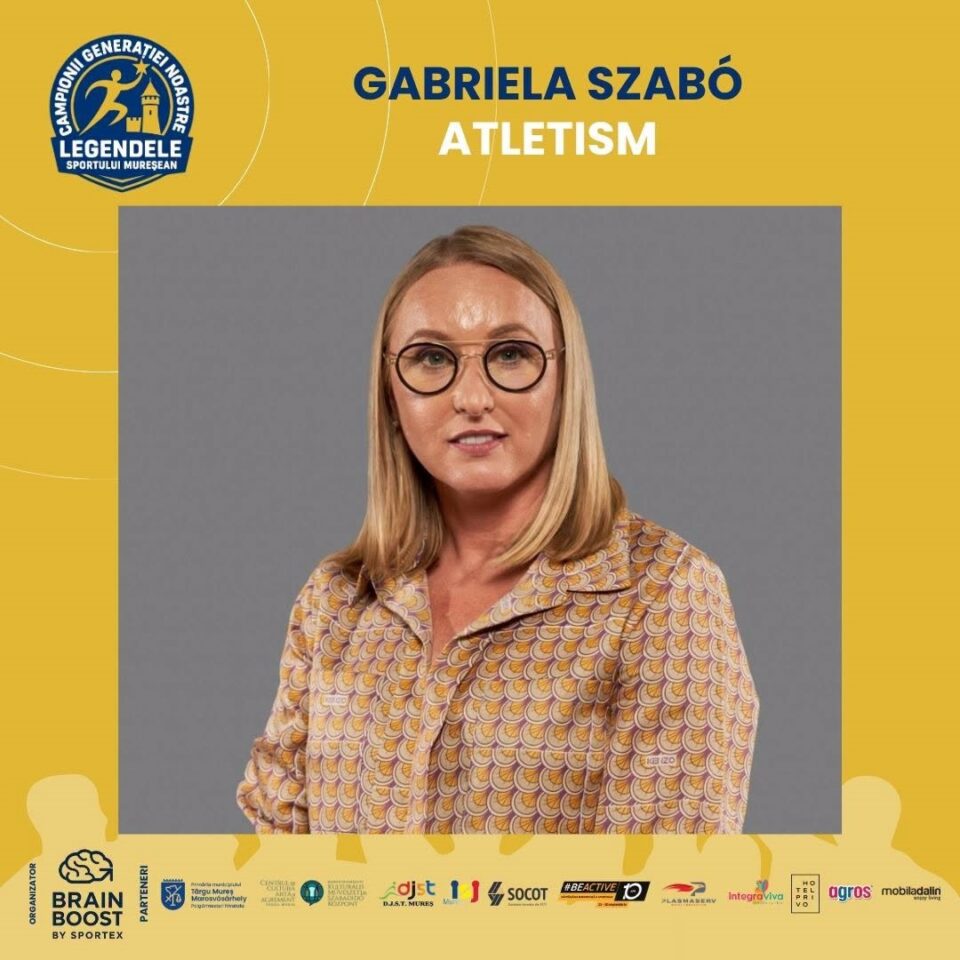 Gabriela Szabó vine la Târgu Mureș pentru o întâlnire cu tinerii și lumea sportului