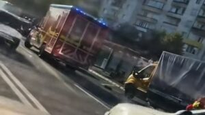 Grav accident pe B-dul Pandurilor din municipiul Târgu Mureș
