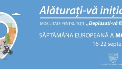 13 instituţii, administraţii locale şi organizaţii din Harghita vor derula programe dedicate Săptămânii Europene a Mobilităţii