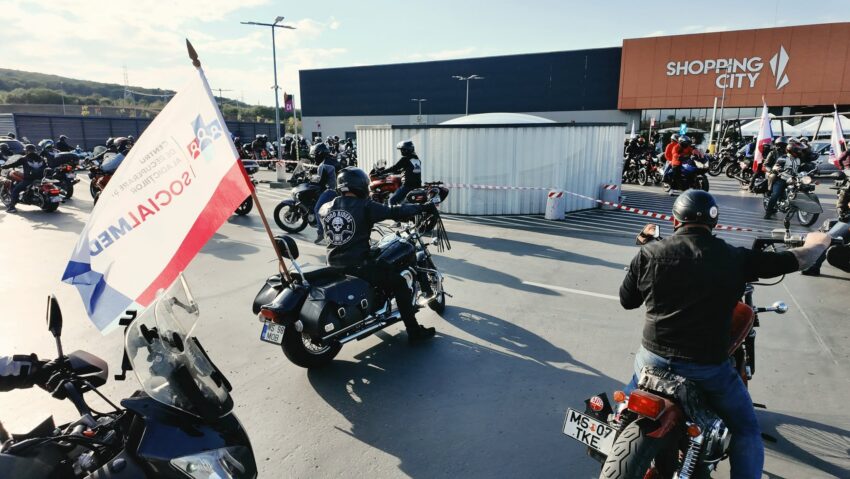 Peste 200 de motocicliști au spus la Tg. Mureș „Pune frână drogurilor!”