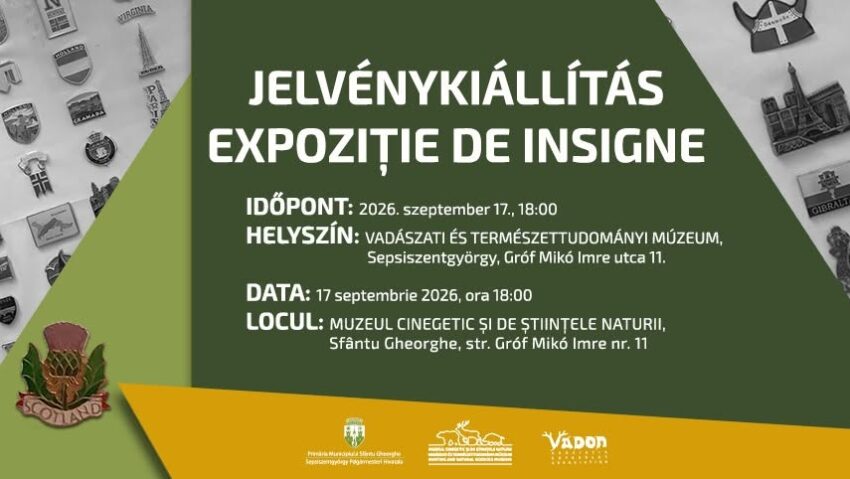 Cea mai mare expoziție de insigne organizată la Sf. Gheorghe